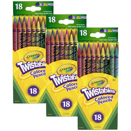 CRAYOLA Twistables® Colored Pencils, PK54 BIN687418